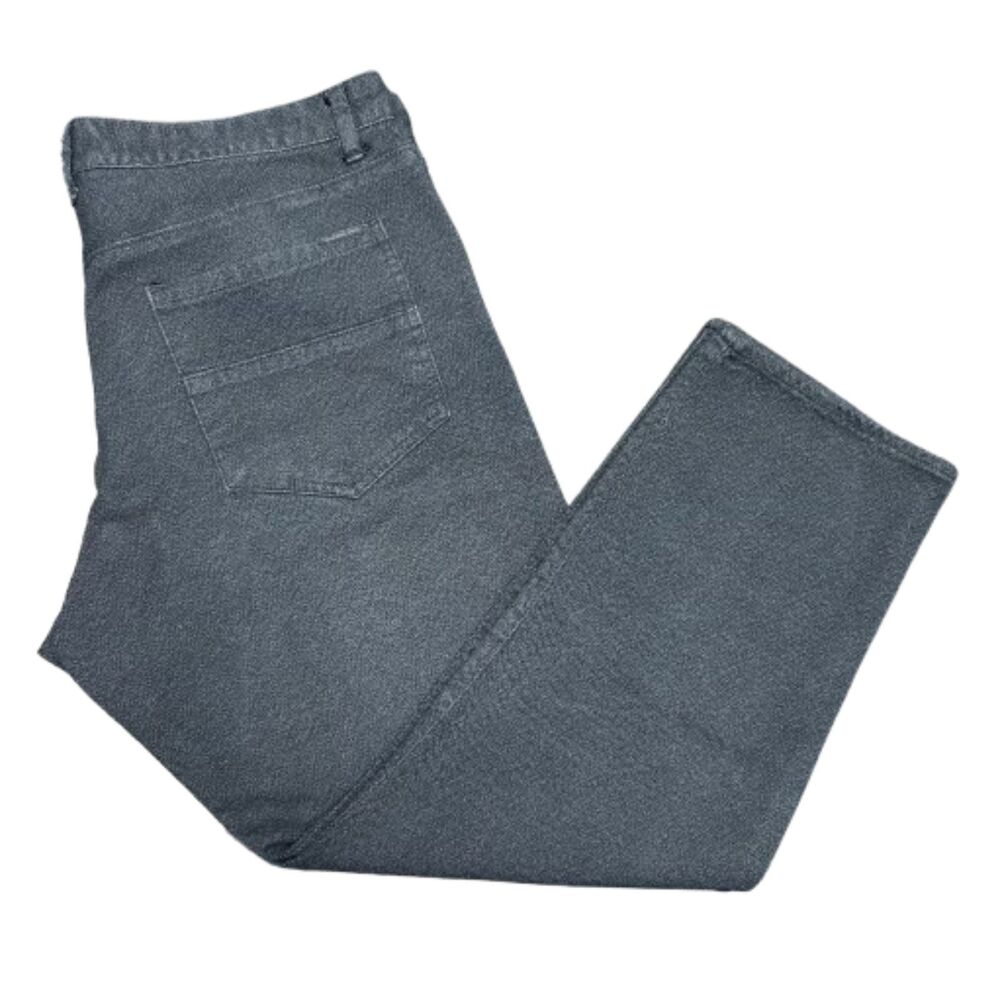 🔥SALE Calvin Klein Straight Leg Stretch Jeans size 38 x 30 Black Charcoal E89